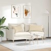 Sofa Pagalvės 2 pcs Kreminė 80 x 40 cm audinys