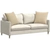 Sofa Pagalvės 2 pcs Kreminė 80 x 80 cm audinys