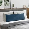 Sofa Pagalvės 2 pcs Mėlyna 120 x 40 cm audinys