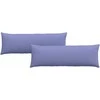 Sofa Pagalvės 2 pcs Džinsinės mėlynos 120 x 40 cm audinys