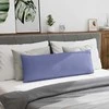 Sofa Pagalvės 2 pcs Džinsinės mėlynos 120 x 40 cm audinys