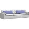 Sofa Pagalvės 2 pcs Džinsinės mėlynos 120 x 40 cm audinys