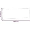 Sofa Pagalvės 2 pcs Mėlyna 120 x 40 cm Kordūrinis audinys