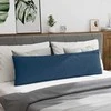 Sofa Pagalvės 2 pcs Mėlyna 145 x 40 cm audinys