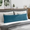Sofa Pagalvės 2 pcs Mėlyna 145 x 40 cm Kordūrinis audinys