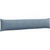 Sofa Pagalvės 2 pcs Mėlyna 200 x 40 cm Kordūrinis audinys