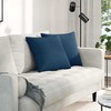 Sofa Pagalvės 2 pcs Mėlyna 45 x 45 cm audinys