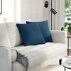 Sofa Pagalvės 2 pcs Mėlyna 45 x 45 cm audinys
