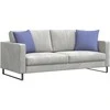 Sofa Pagalvės 2 pcs Džinsinės mėlynos 45 x 45 cm audinys