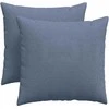 Sofa Pagalvės 2 pcs Mėlyna 45 x 45 cm Kordūrinis audinys