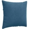 Sofa Pagalvės 2 pcs Mėlyna 50 x 50 cm Kordūrinis audinys