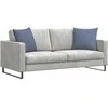 Sofa Pagalvės 2 pcs Mėlyna 50 x 50 cm Kordūrinis audinys