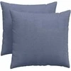 Sofa Pagalvės 2 pcs Mėlyna 50 x 50 cm Kordūrinis audinys