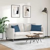 Sofa Pagalvės 2 pcs Mėlyna 60 x 40 cm audinys