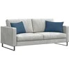 Sofa Pagalvės 2 pcs Mėlyna 60 x 40 cm audinys