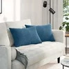 Sofa Pagalvės 2 pcs Mėlyna 60 x 40 cm Kordūrinis audinys