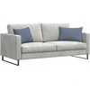 Sofa Pagalvės 2 pcs Mėlyna 60 x 40 cm Kordūrinis audinys