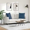 Sofa Pagalvės 2 pcs Mėlyna 60 x 60 cm audinys