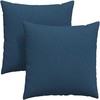 Sofa Pagalvės 2 pcs Mėlyna 60 x 60 cm audinys