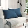 Sofa Pagalvės 2 pcs Mėlyna 70 x 50 cm audinys