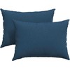 Sofa Pagalvės 2 pcs Mėlyna 70 x 50 cm audinys