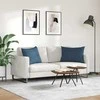 Sofa Pagalvės 2 pcs Mėlyna 70 x 50 cm audinys