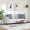 Sofa Pagalvės 2 pcs Mėlyna 70 x 50 cm Kordūrinis audinys