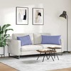 Sofa Pagalvės 2 pcs Džinsinės mėlynos 80 x 40 cm audinys