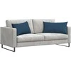 Sofa Pagalvės 2 pcs Mėlyna 80 x 40 cm audinys