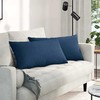Sofa Pagalvės 2 pcs Mėlyna 80 x 40 cm audinys