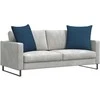 Sofa Pagalvės 2 pcs Mėlyna 80 x 80 cm audinys
