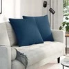 Sofa Pagalvės 2 pcs Mėlyna 80 x 80 cm audinys