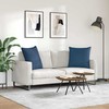 Sofa Pagalvės 2 pcs Mėlyna 80 x 80 cm audinys