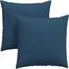 Sofa Pagalvės 2 pcs Mėlyna 80 x 80 cm audinys