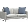 Sofa Pagalvės 2 pcs Mėlyna 80 x 80 cm Kordūrinis audinys