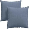 Sofa Pagalvės 2 pcs Mėlyna 80 x 80 cm Kordūrinis audinys