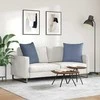 Sofa Pagalvės 2 pcs Mėlyna 80 x 80 cm Kordūrinis audinys