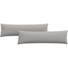 Sofa Pagalvės 2 pcs Debesų pilka 145 x 40 cm audinys