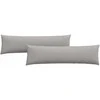 Sofa Pagalvės 2 pcs Debesų pilka 145 x 40 cm audinys