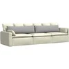 Sofa Pagalvės 2 pcs Debesų pilka 145 x 40 cm audinys