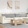 Sofa Pagalvės 2 pcs Debesų pilka 145 x 40 cm audinys