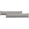 Sofa Pagalvės 2 pcs Debesų pilka 200 x 40 cm audinys
