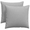 Sofa Pagalvės 2 pcs Debesų pilka 45 x 45 cm audinys
