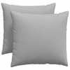 Sofa Pagalvės 2 pcs Debesų pilka 50 x 50 cm audinys