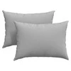 Sofa Pagalvės 2 pcs Debesų pilka 70 x 50 cm audinys