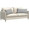 Sofa Pagalvės 2 pcs Debesų pilka 80 x 40 cm audinys