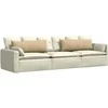 Sofa Pagalvės 2 pcs Pilkai žalia 120 x 40 cm Kordūrinis audinys