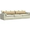 Sofa Pagalvės 2 pcs Pilkai žalia 145 x 40 cm Kordūrinis audinys