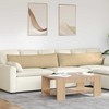 Sofa Pagalvės 2 pcs Pilkai žalia 145 x 40 cm Kordūrinis audinys