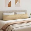 Sofa Pagalvės 2 pcs Pilkai žalia 200 x 40 cm Kordūrinis audinys